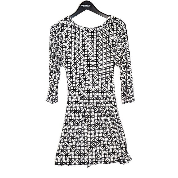 Boden SYLVIA Size US 12R Tie Waist Jersey Dress Shibori Print Mini Day Tunic - Picture 4 of 7